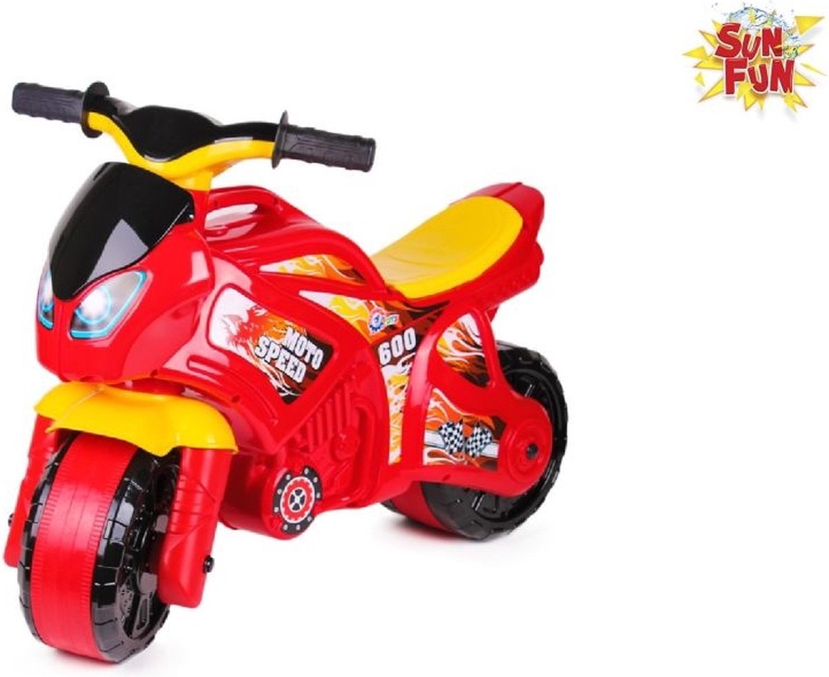 Sun Fun motor loopfiets rood 71,5x51x35cm Loopfiets kopen online
