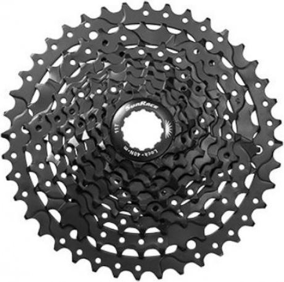 sunrace cassette csm980 9 speed 11 40t zwart