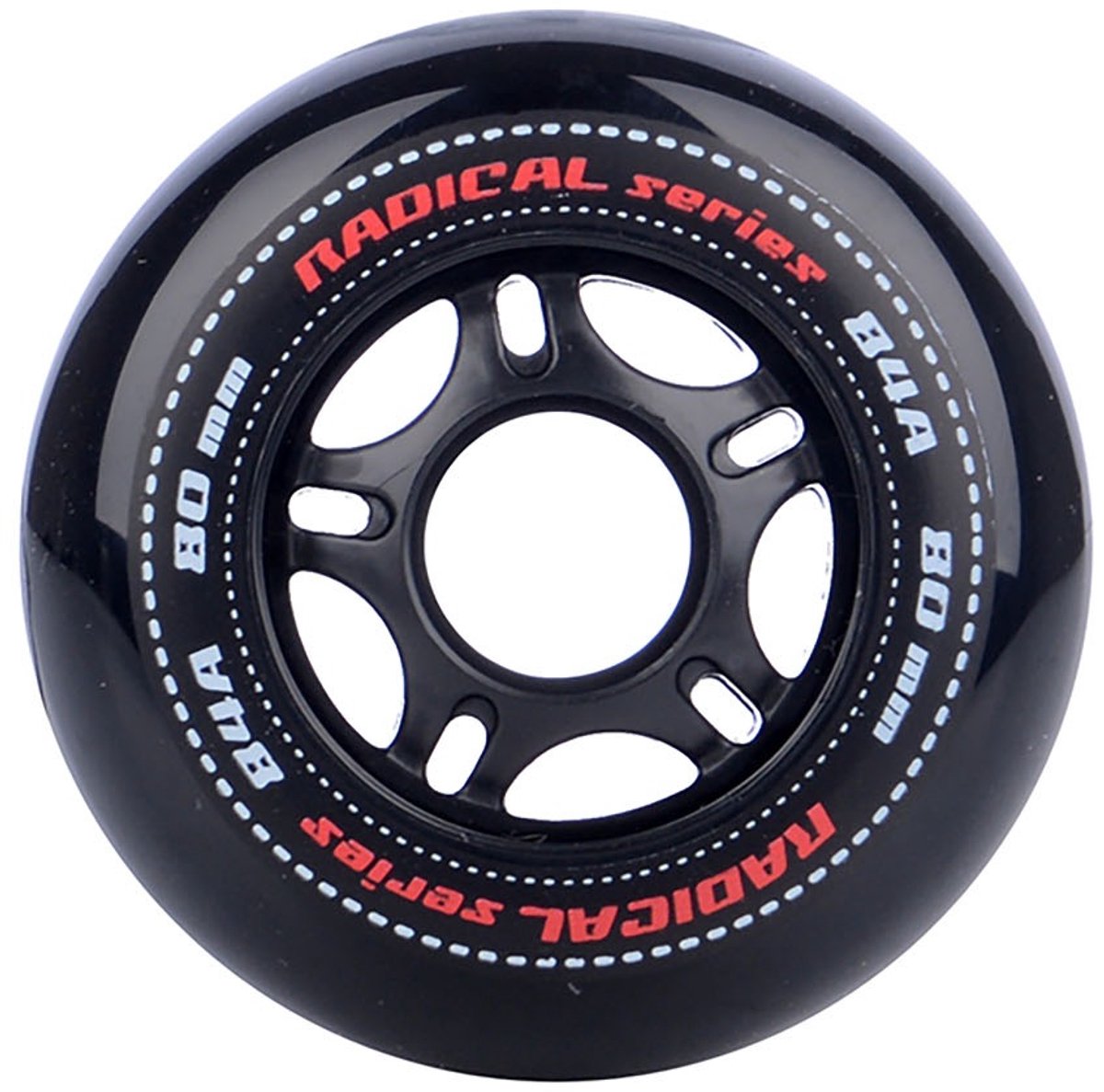 tempish radical 84a wielen voor skeelers 80mm 4 stuks black