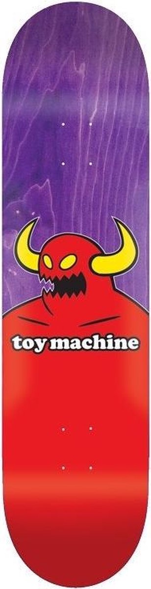 toy machine monster skateboarddeck rood 8 0