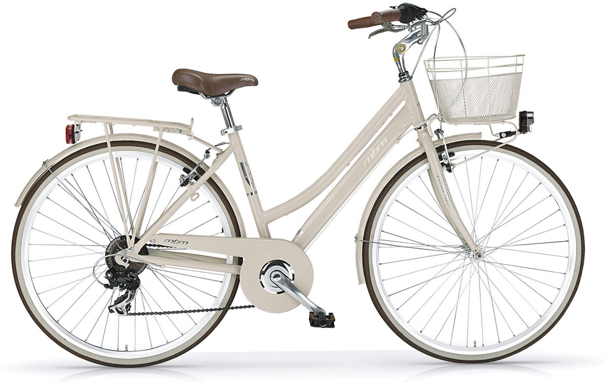 Trekkingfiets Nieuwe Boulevard Woman 28" 6 versnellingen crème Fiets kopen online