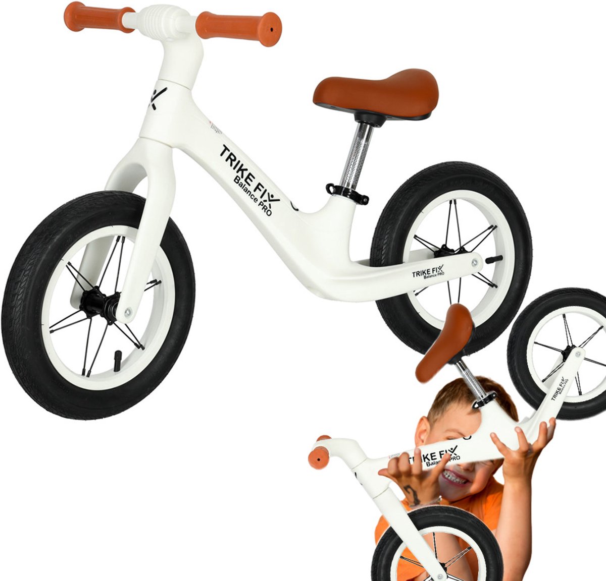 TRIKE FIX Balance PRO Wit – Lichtgewicht Loopfiets 2–4 jaar Loopfiets kopen online