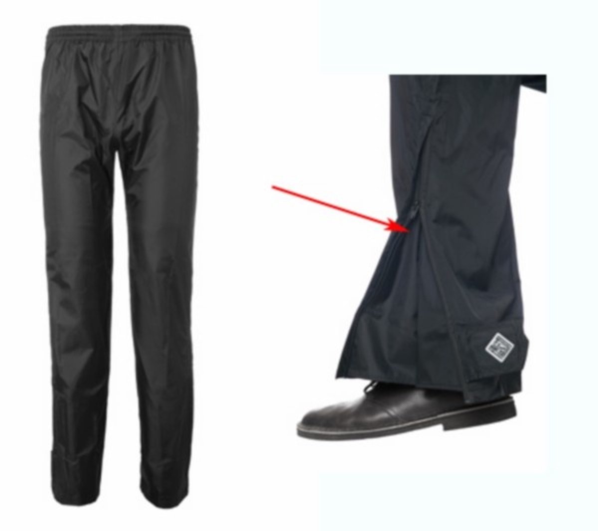 tucano regenbroek 575 panta diluvio licht maat l zwart