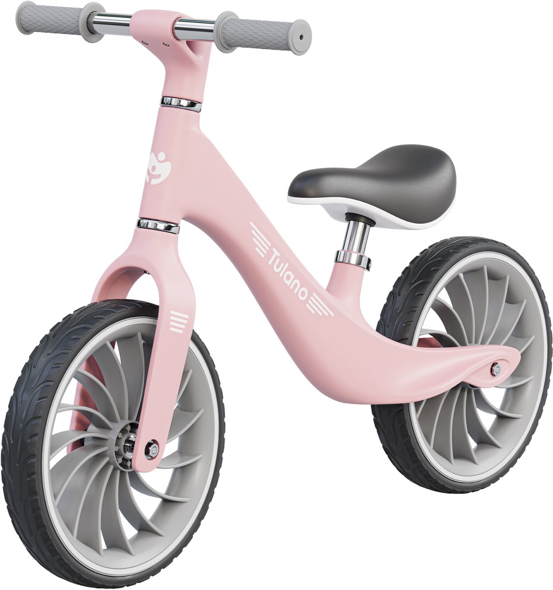 Tulano-Route 35-loopfiets-12 inch-vanaf 2 jaar-Roze Loopfiets kopen online