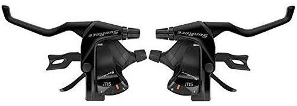verstellerset met remgrepen sunrace stm503 3x8 speed