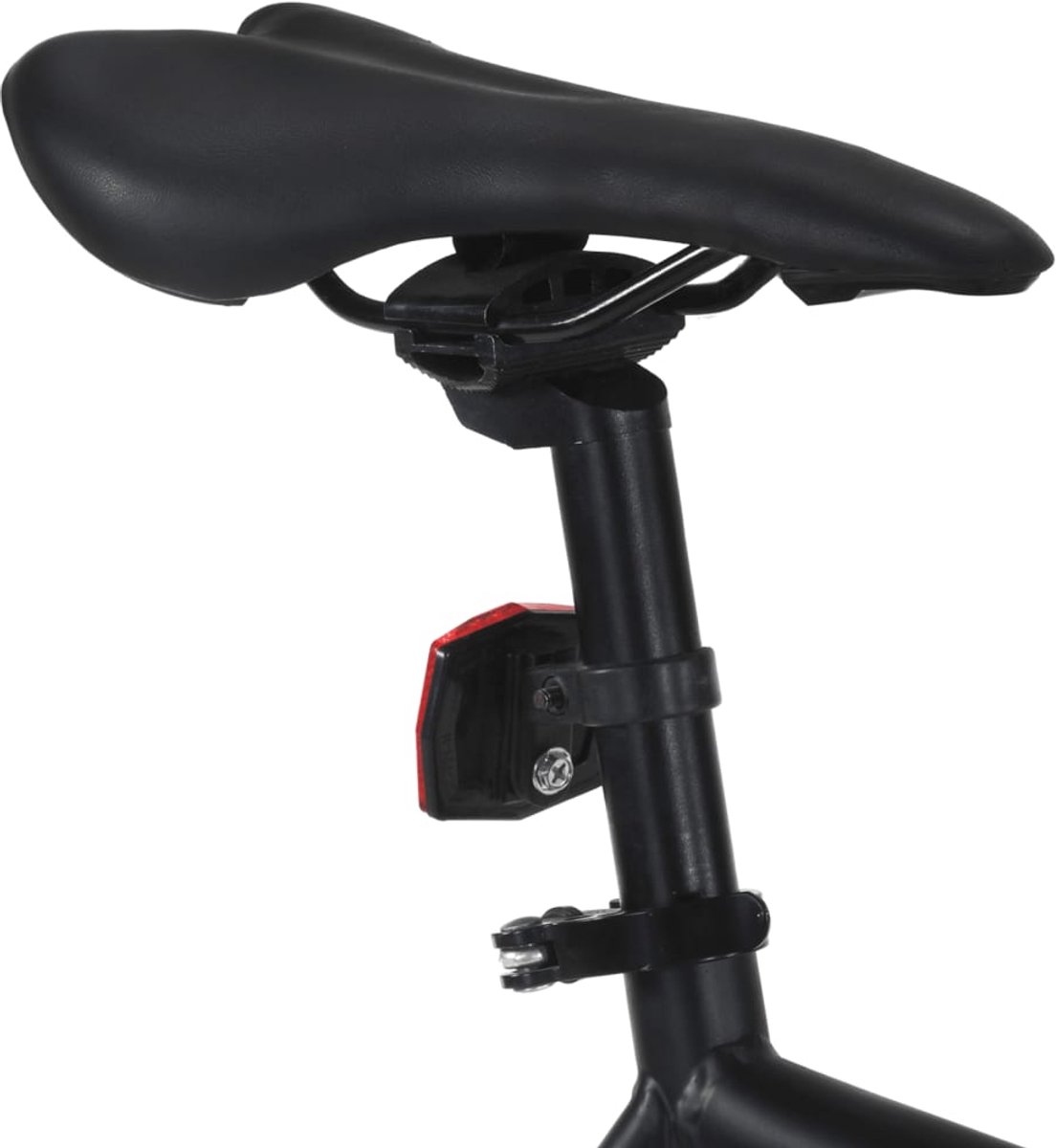 vidaxl bike fixie black 55cm green fiets groen zwart