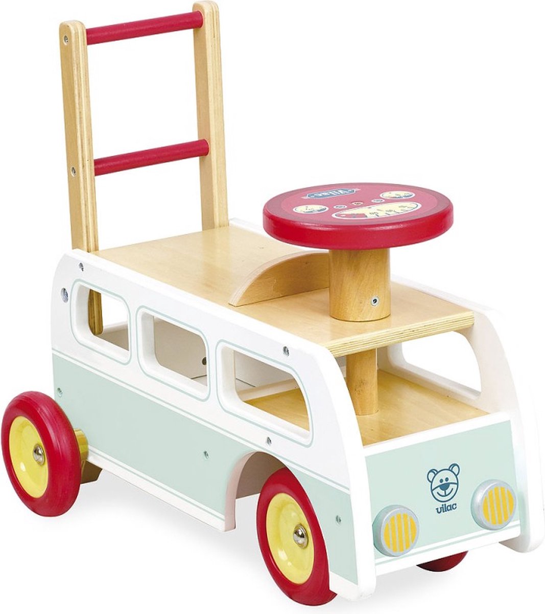 Vilac 2 in 1 Retro Bus Loopauto kopen online