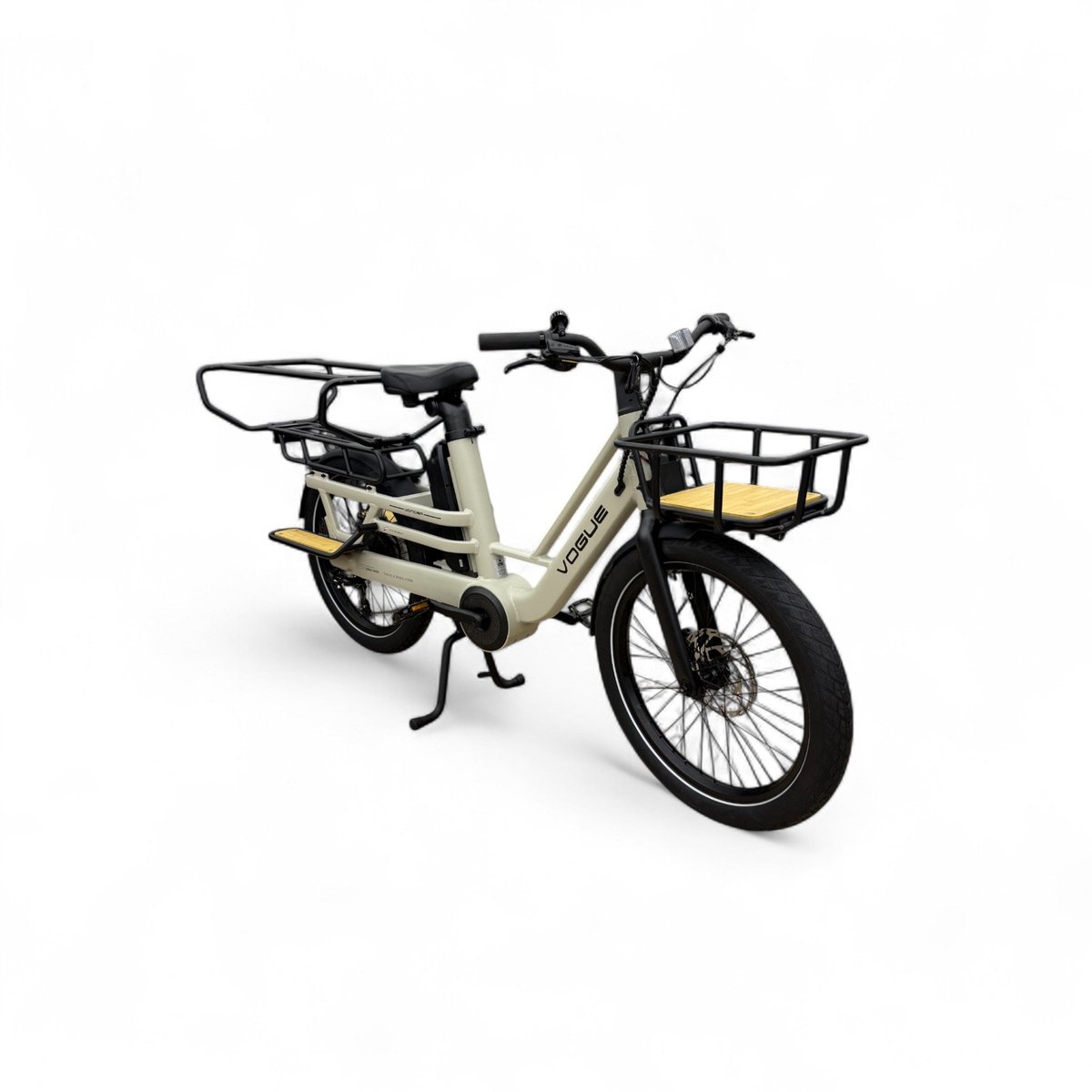 Vogue Wonder Longtail – Elektrische Longtail Bakfiets – Grijs - 24 inch – 180 kg Draagvermogen – Dubbele 48V Accu – Shimano 7 Versnellingen – Hydraulische Remmen Fiets (elektrisch) kopen online