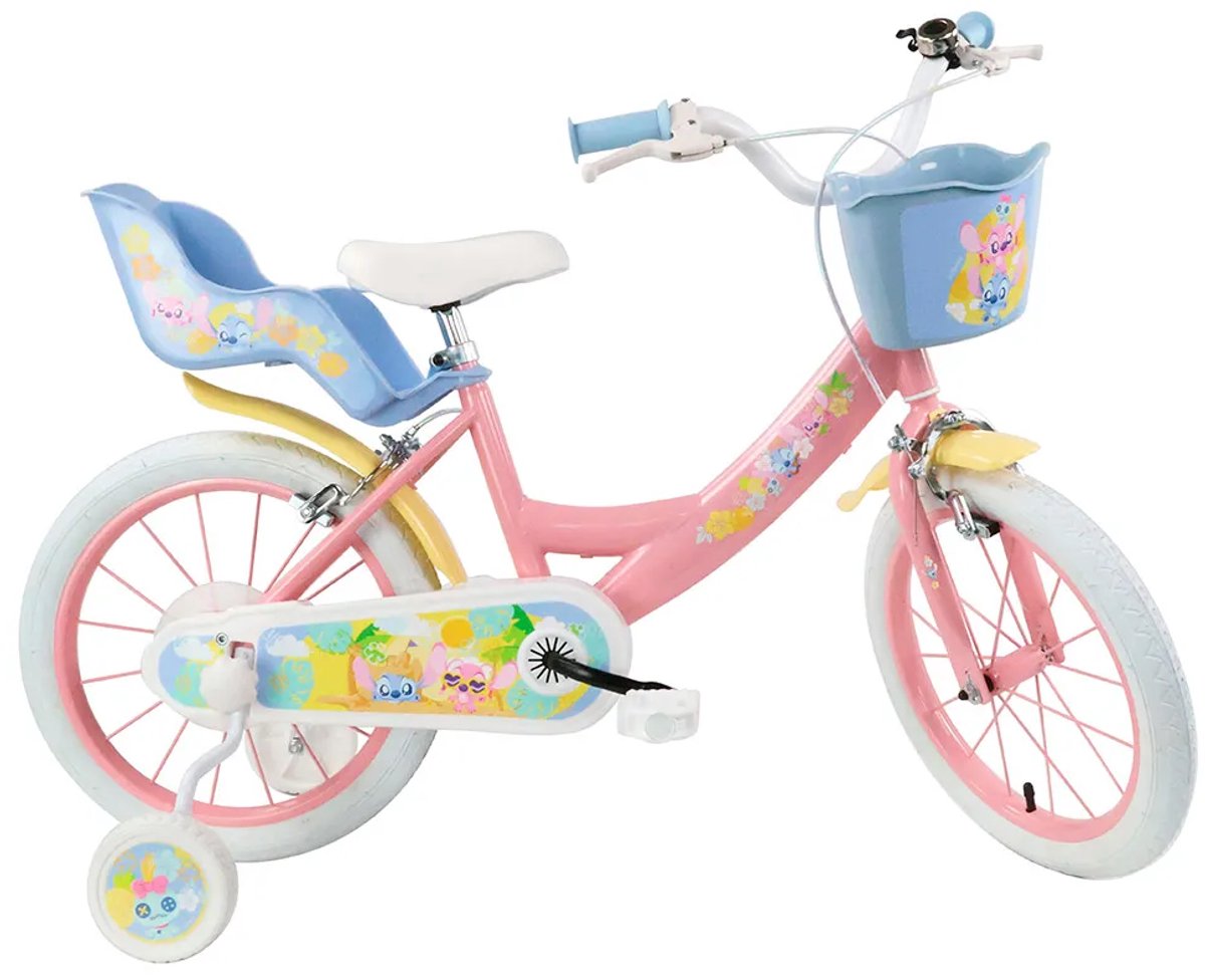 volare stitch 16 fiets roze 5 7 years jongen