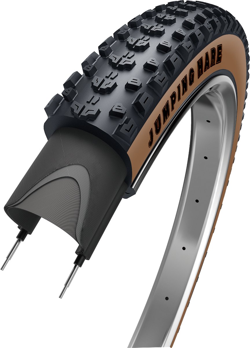 Vouwband Edge Jumping Hare 27.5 x 2.35 / 60-584 - zwart/bruin Fiets kopen online