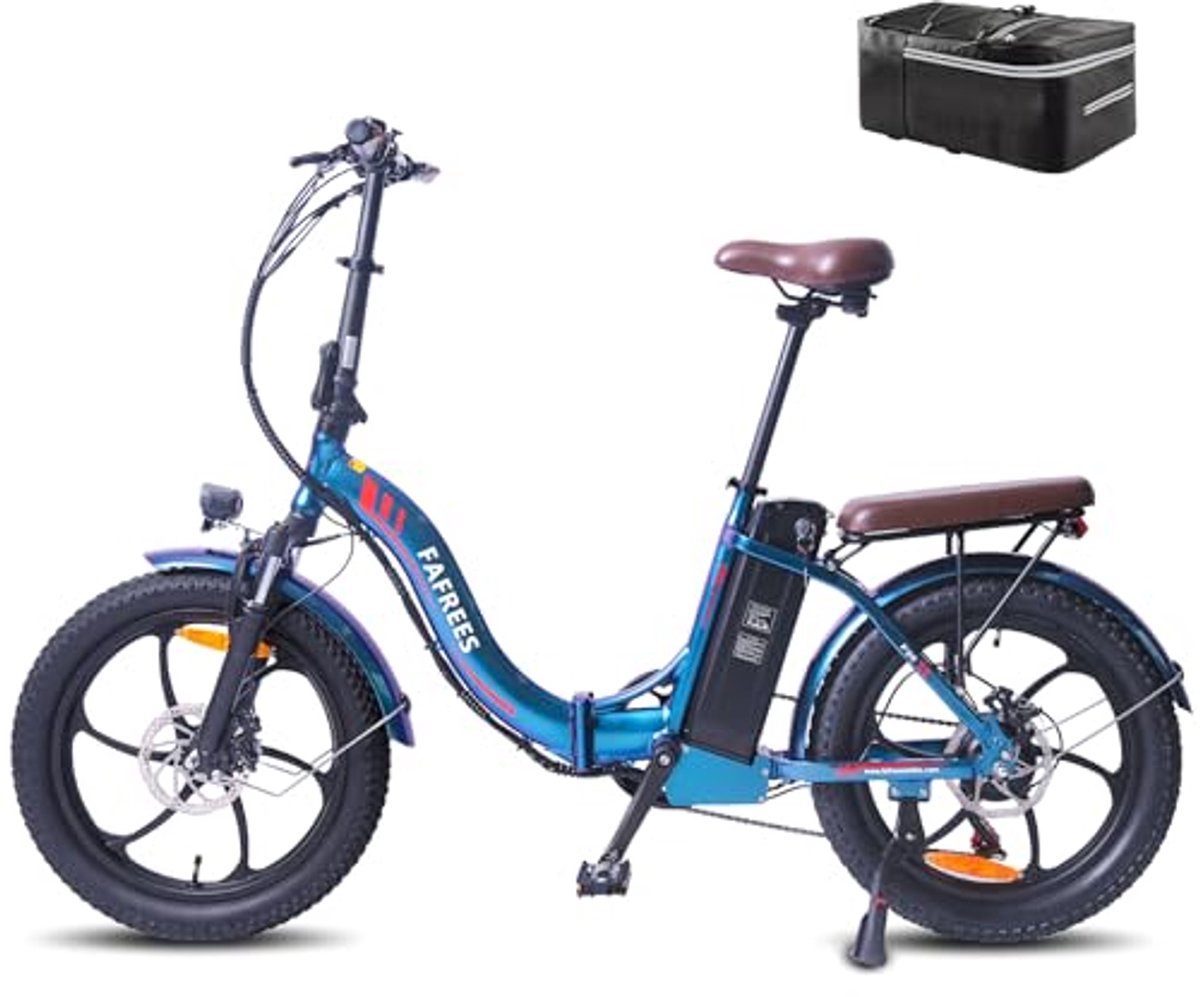 vouwbare fatbike dames e bike 20 inch met krachtige 250w motor en 36v 18ah accu
