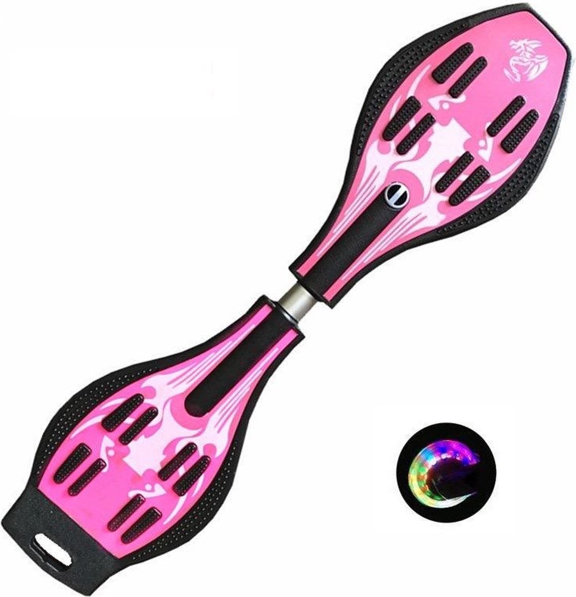 wave board met licht waveboards skate wave roos roze streetsurfing board wave props gratis draagtas