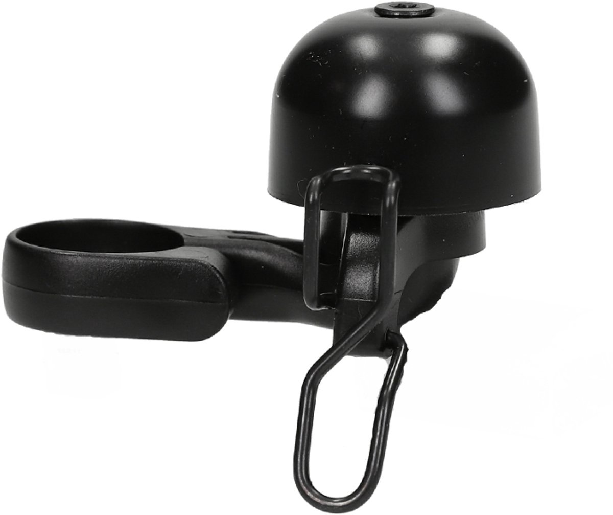 widek fietsbel met speciale beugel all black compact en duurzaam ontwerp