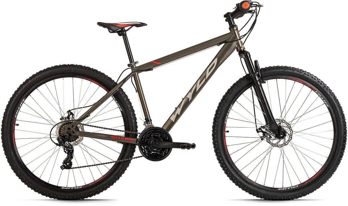 WYLD Mountainbike Hardtail 29" Sharp – Platin-Grau – 21 Versnellingen – Framemaat 51 cm Fiets kopen online
