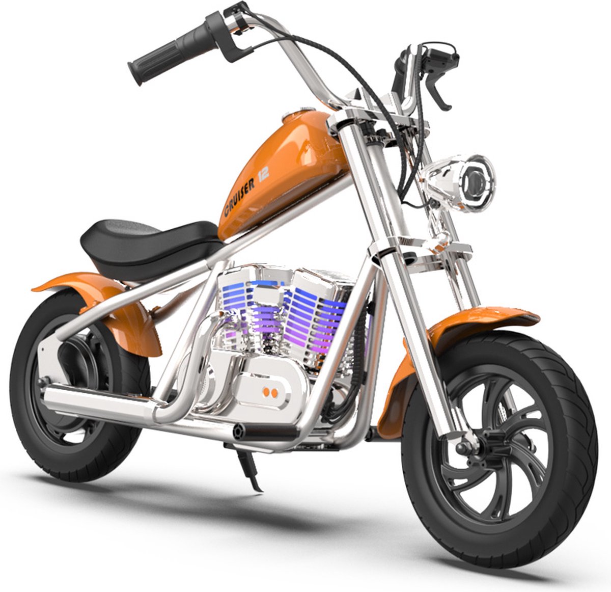 Xrider Kids Cruiser 12 Elektrische Kindermotor Chopper 12 Inch 160W - Geschikt vanaf 6 jaar - Met app voor bediening Accuvoertuig kopen online