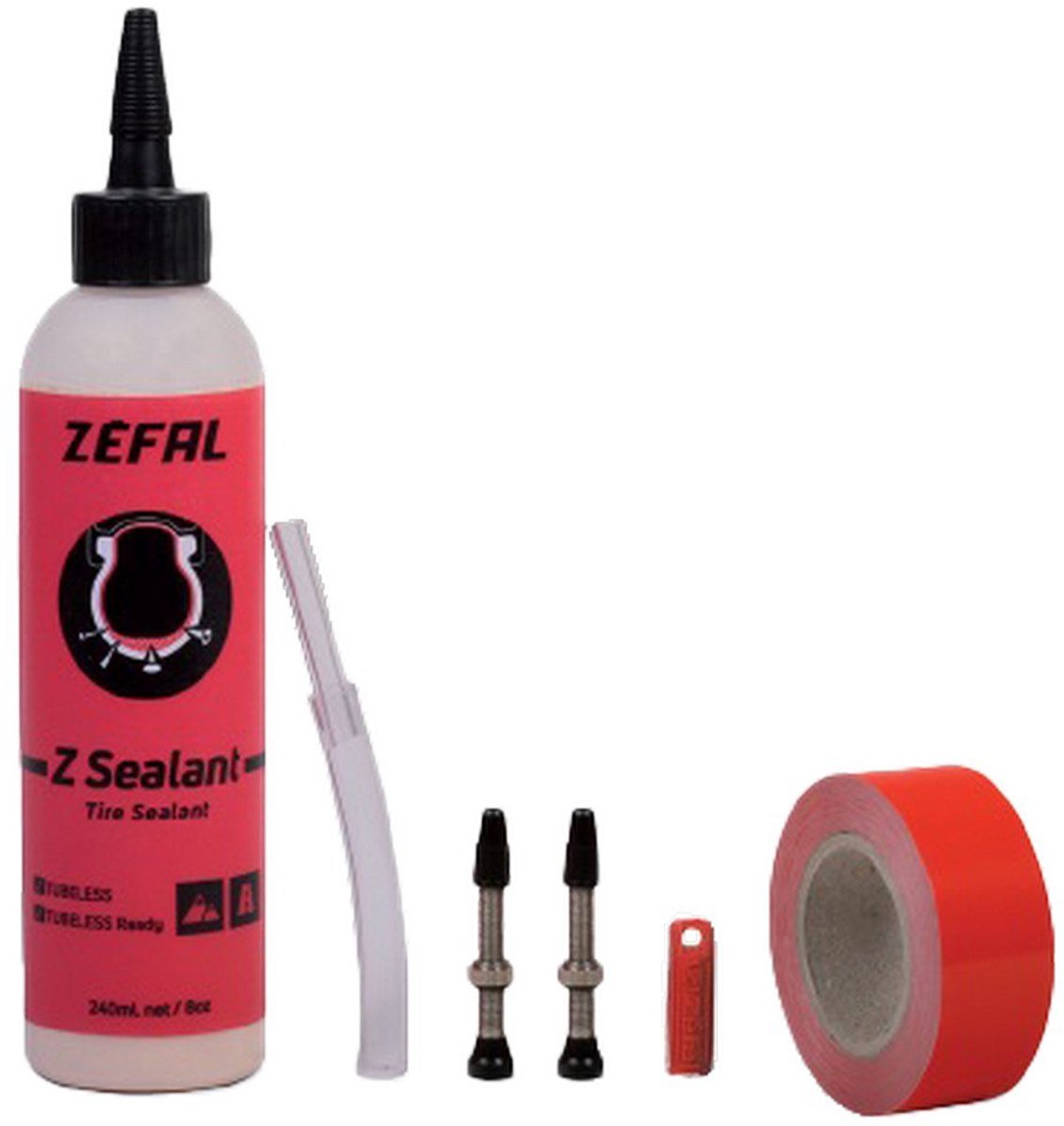 zefal presta 40 mm tubeless reparatieset 9 m zwart 25 mm