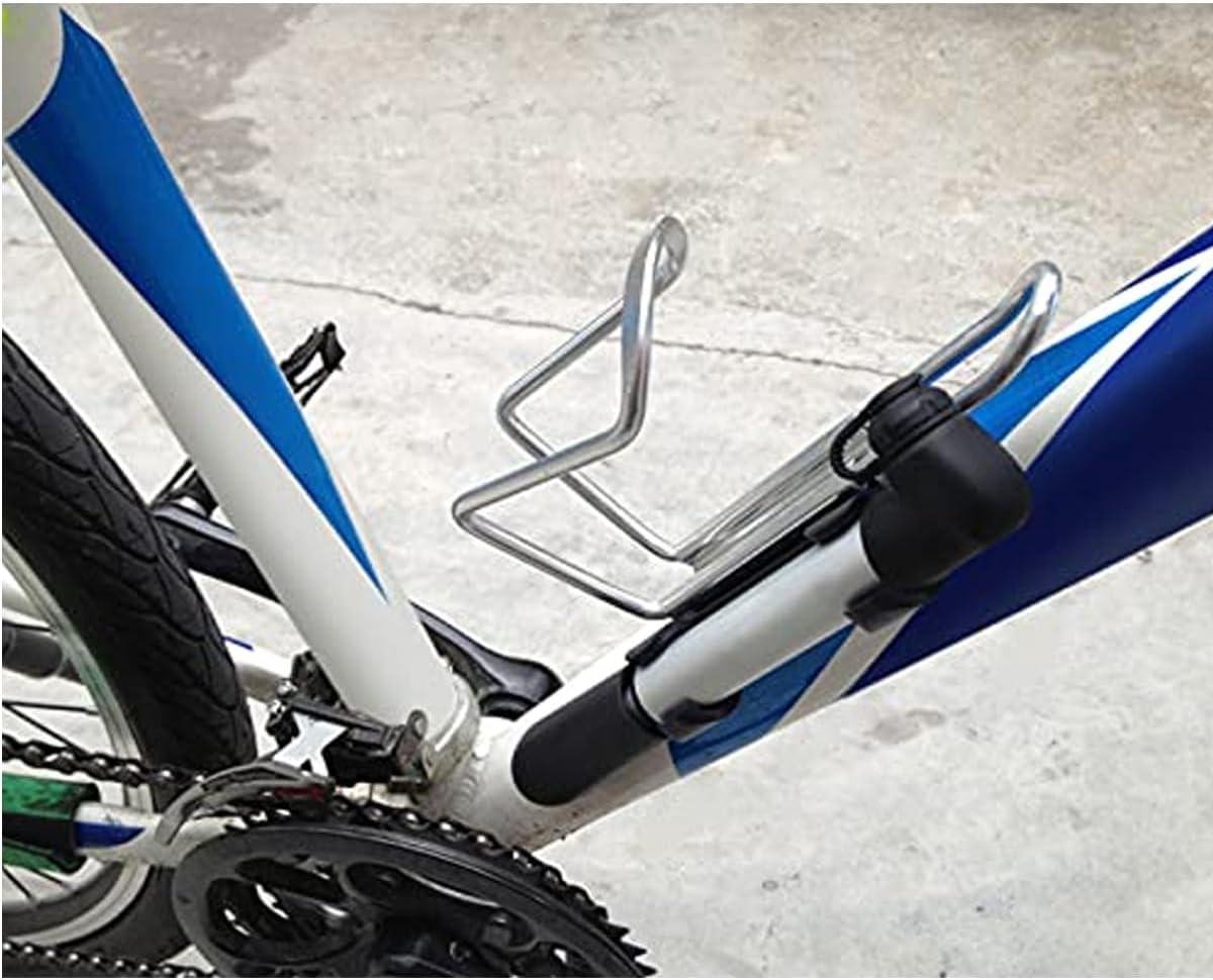 Zwarte mountainbike pomphouder, lichtgewicht en eenvoudig te installeren, fietspompclip 9,5 x 5,7 cm, 18 g Fiets kopen online