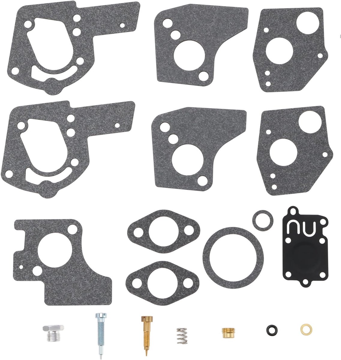 1 Set Lawn Mower Carburetor Repair Kit Carburetor Overhaul Kit 495606 494624 Compatible with Briggs Stratton Pulsa Jet Carb 80200 81200 82200 Skateonderdeel kopen online