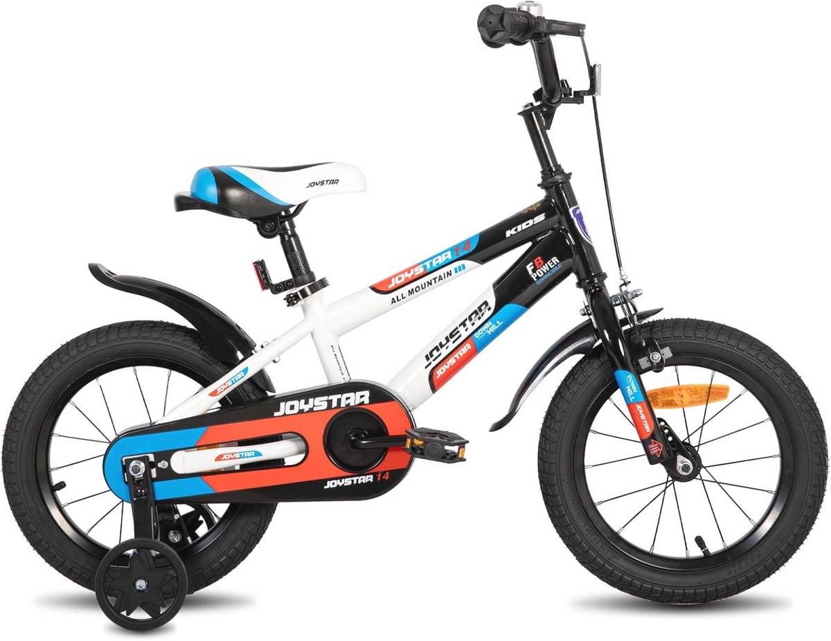 12 inch kinderfiets voor jongens en meisjes van 2 4 jaar met stabilisatoren wit