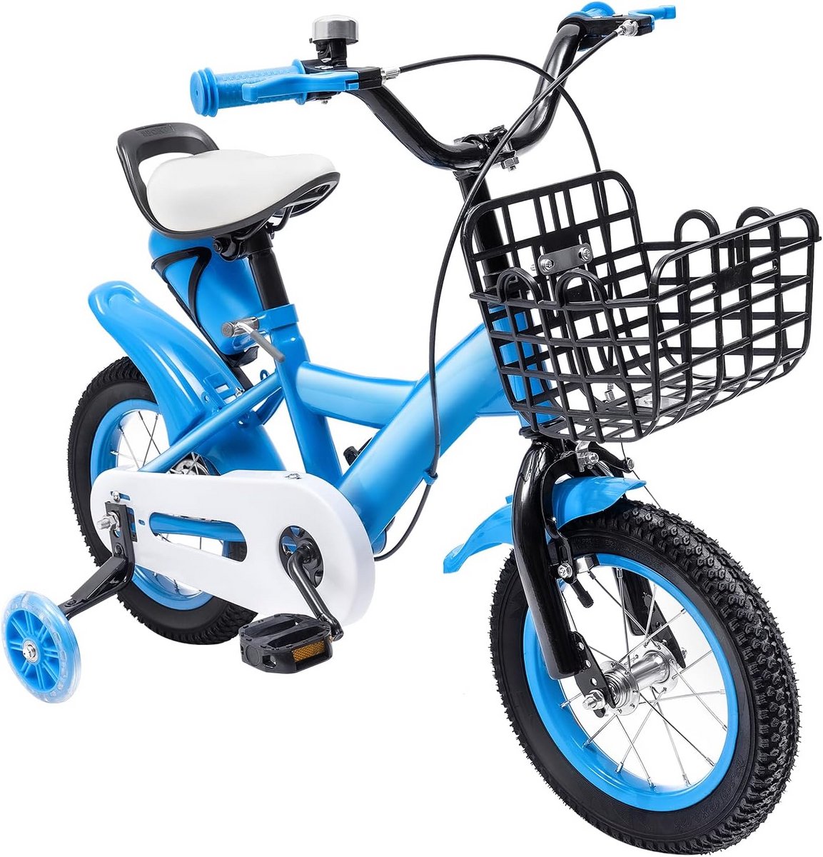 12 Inch Loopfiets met zijwielen en mand voor Jongens en Meisjes 2-4 jaar Kinderfiets kopen online