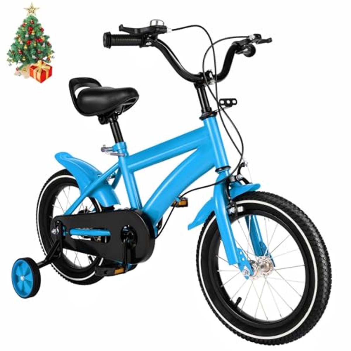 14 inch kinderfiets met steunwielen voor kinderen van 3 tot 6 jaar hoogte verstelbaar veilig en kleurrijk