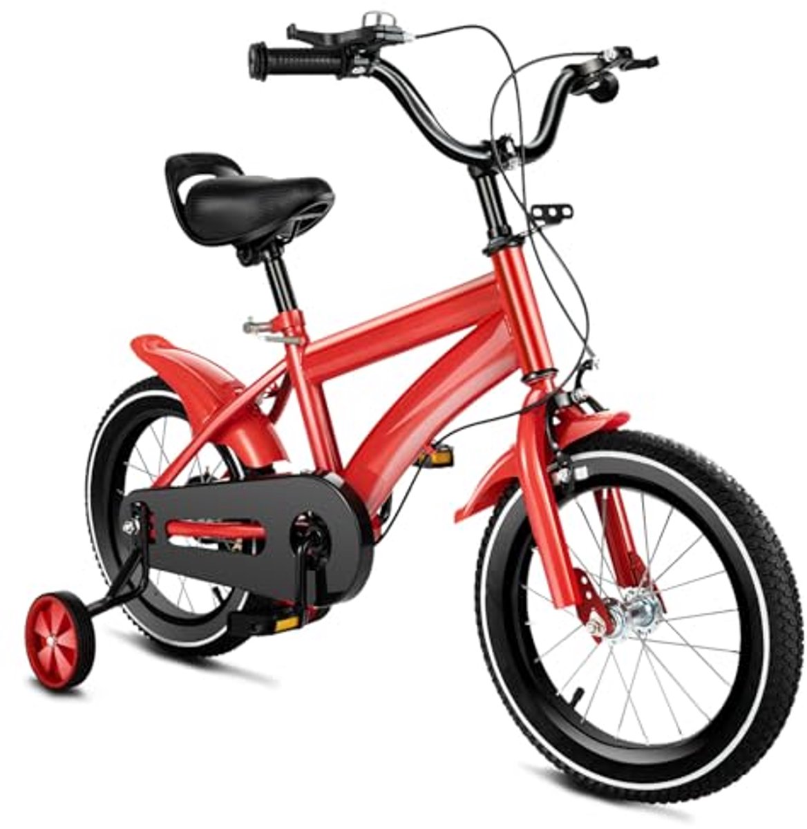 14 Inch Kinderfiets voor Jongens en Meisjes - Geüpgraded Met Steunwielen, In Hoogte Verstelbaar, Ideaal voor Training en Buitenrijden Kinderfiets kopen online