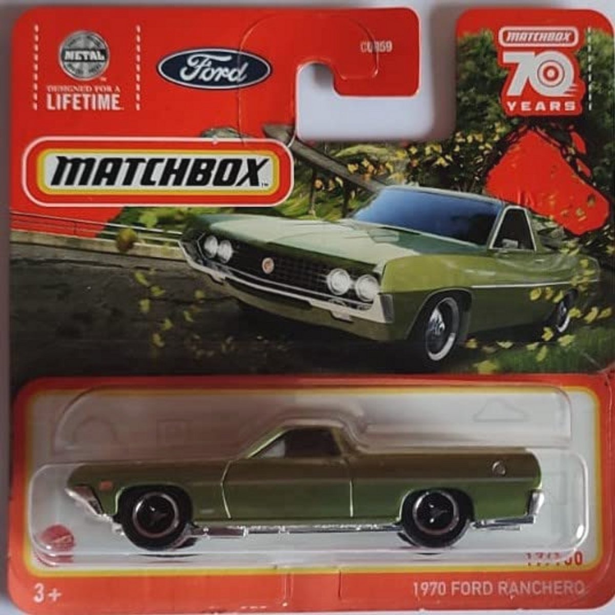 1970 Ford Ranchero 17/100 - Metalen Flake Groen - Matchbox Serie 2023 Speelgoedkruiwagen kopen online