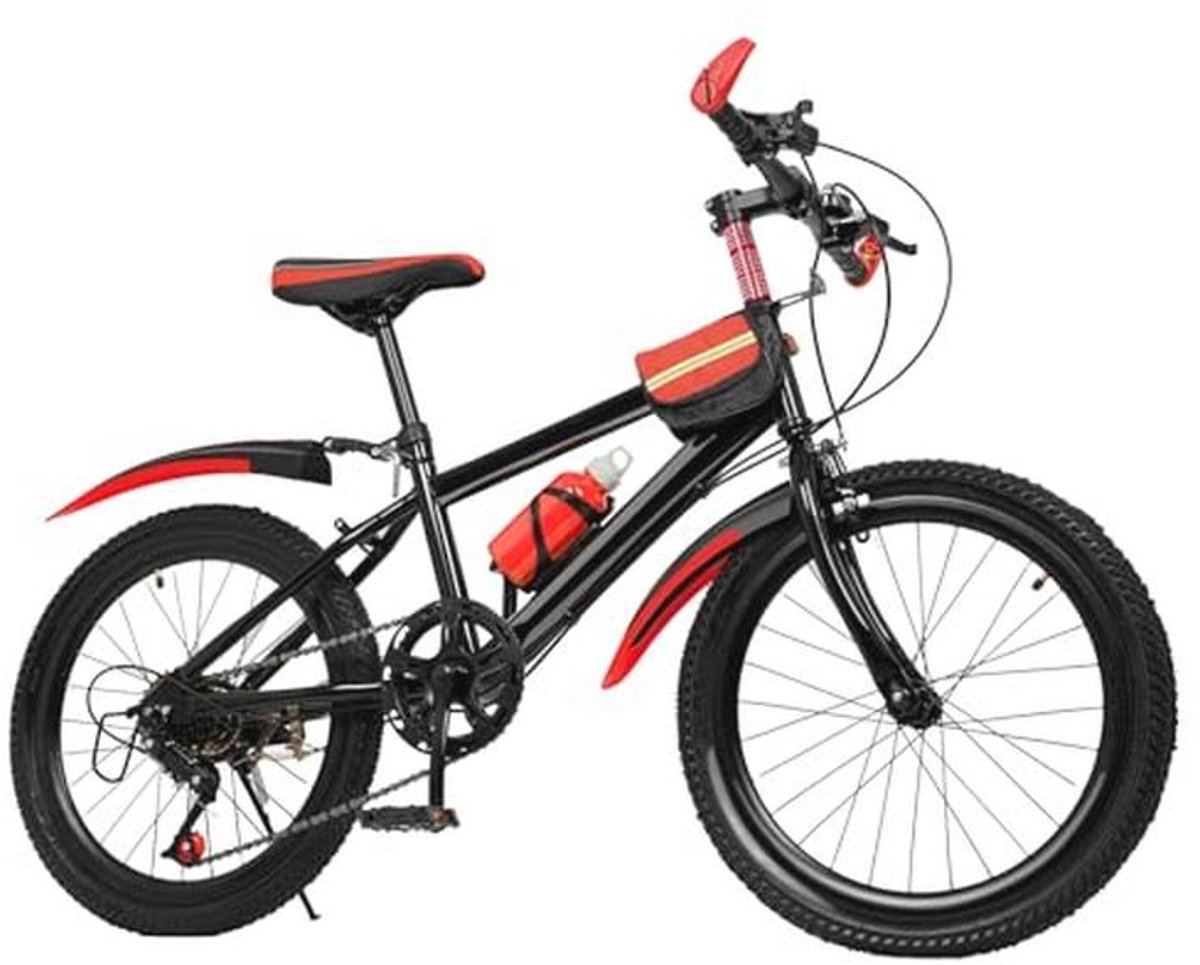 20 inch mountainbike voor kinderen en volwassenen voor jongens en meisjes voor wegen en bergen rood
