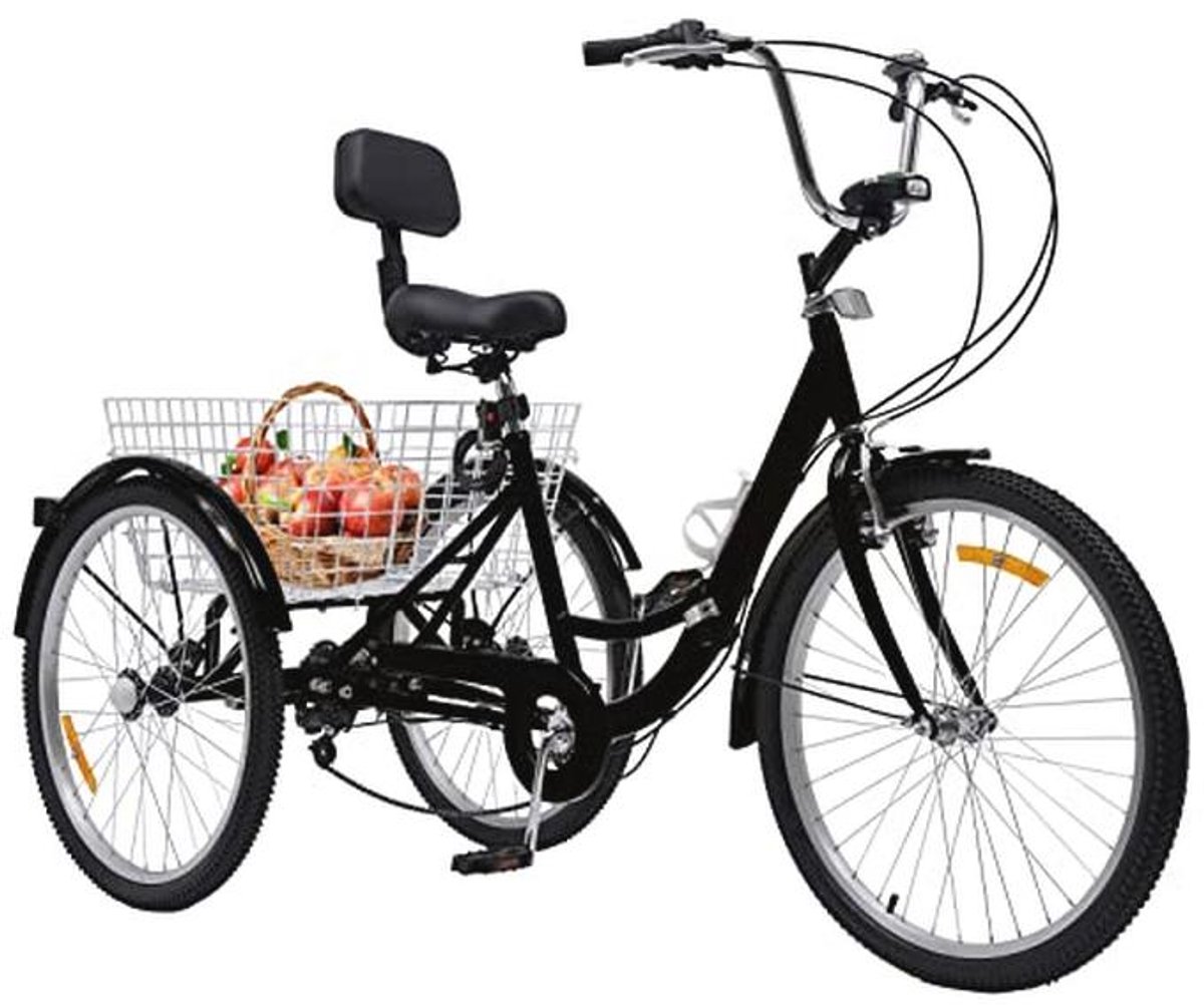 24 inch driewieler met 7 versnellingen en opbergmogelijkheden Driewieler kopen online
