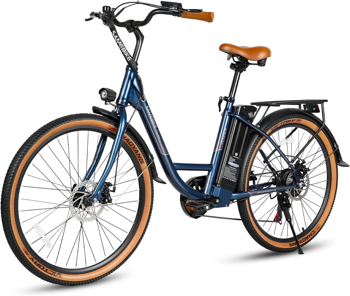 26 inch elektrische stadsfiets met krachtige lithiumbatterij en 250w motor