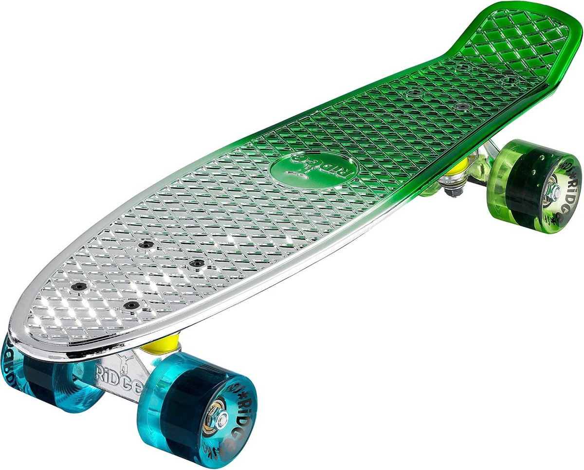 27 inch cruiser skateboard metallic fades en 59 mm wielen