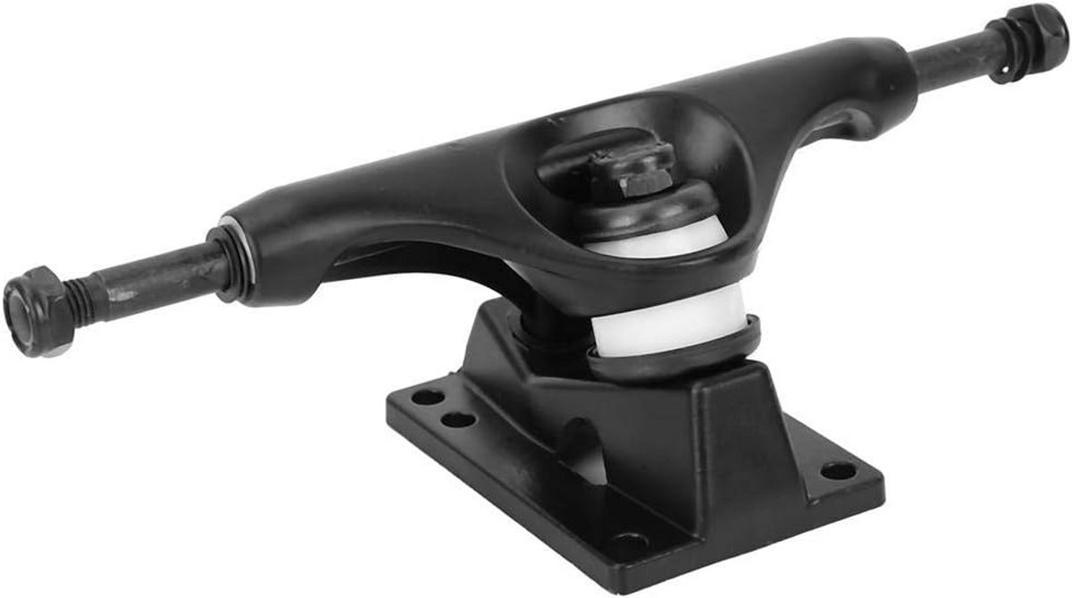 2x skateboard trucks 4 8 inch zwart gepolijst aluminiumlegering compleet met hardware