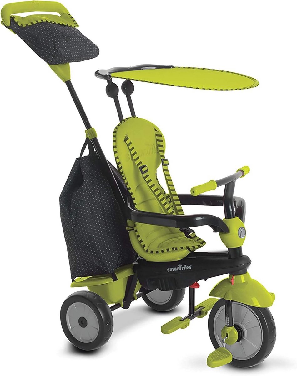 4 in 1 Driewieler met Glow Touch Stuurfunctie - Groen Driewieler kopen online