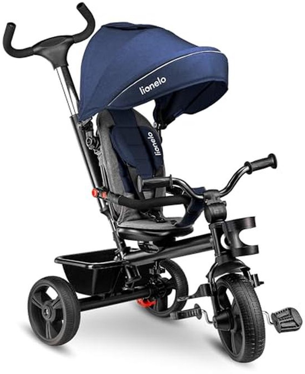 4 in 1 kinder driewieler met draaibare zitting voor kinderen van 1 5 tot 5 jaar verstelbare handgreep zonnedak en bekerhouder