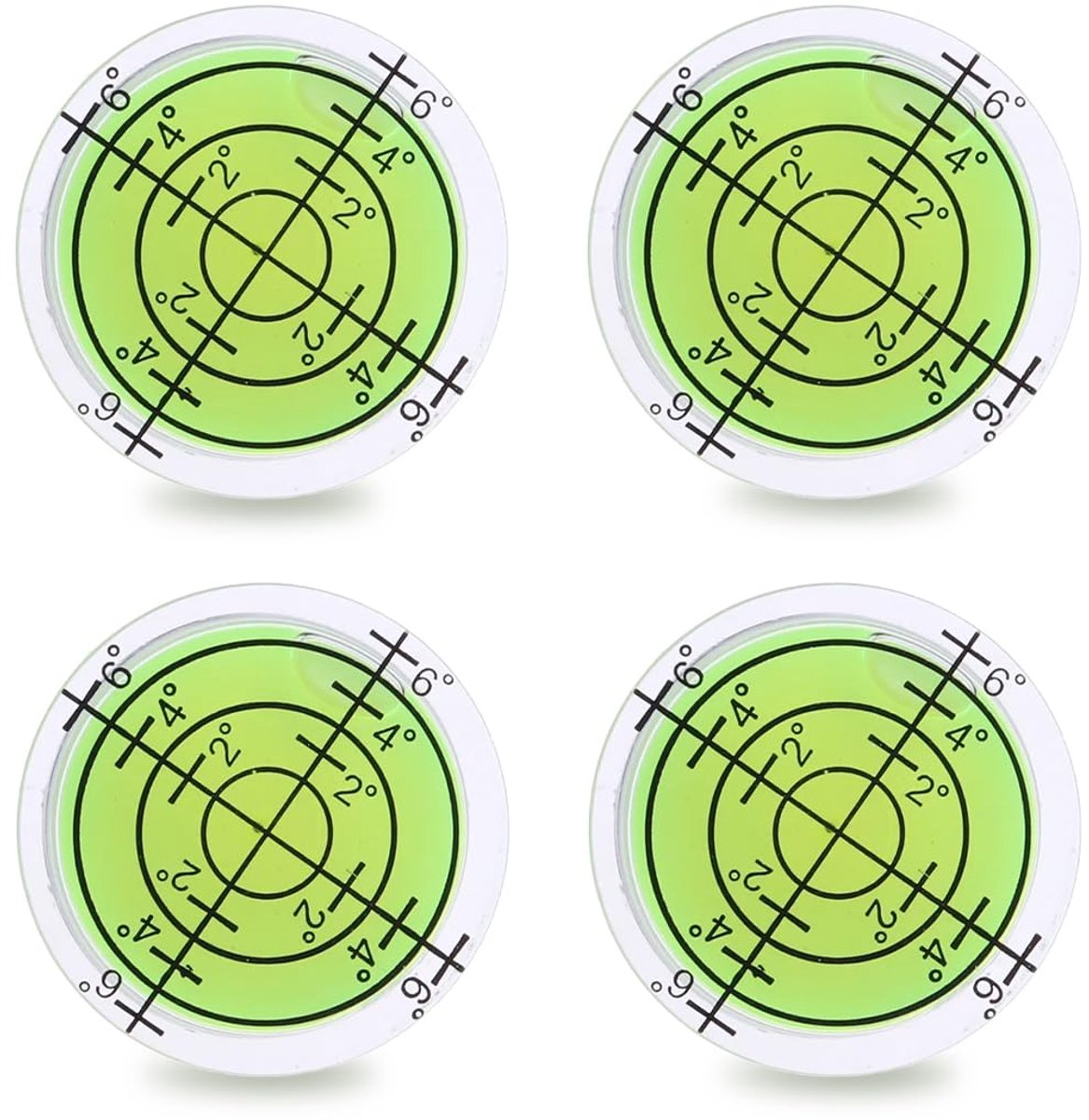 4 pieces mini spirit level diameter 32 mm precision bag spirit level