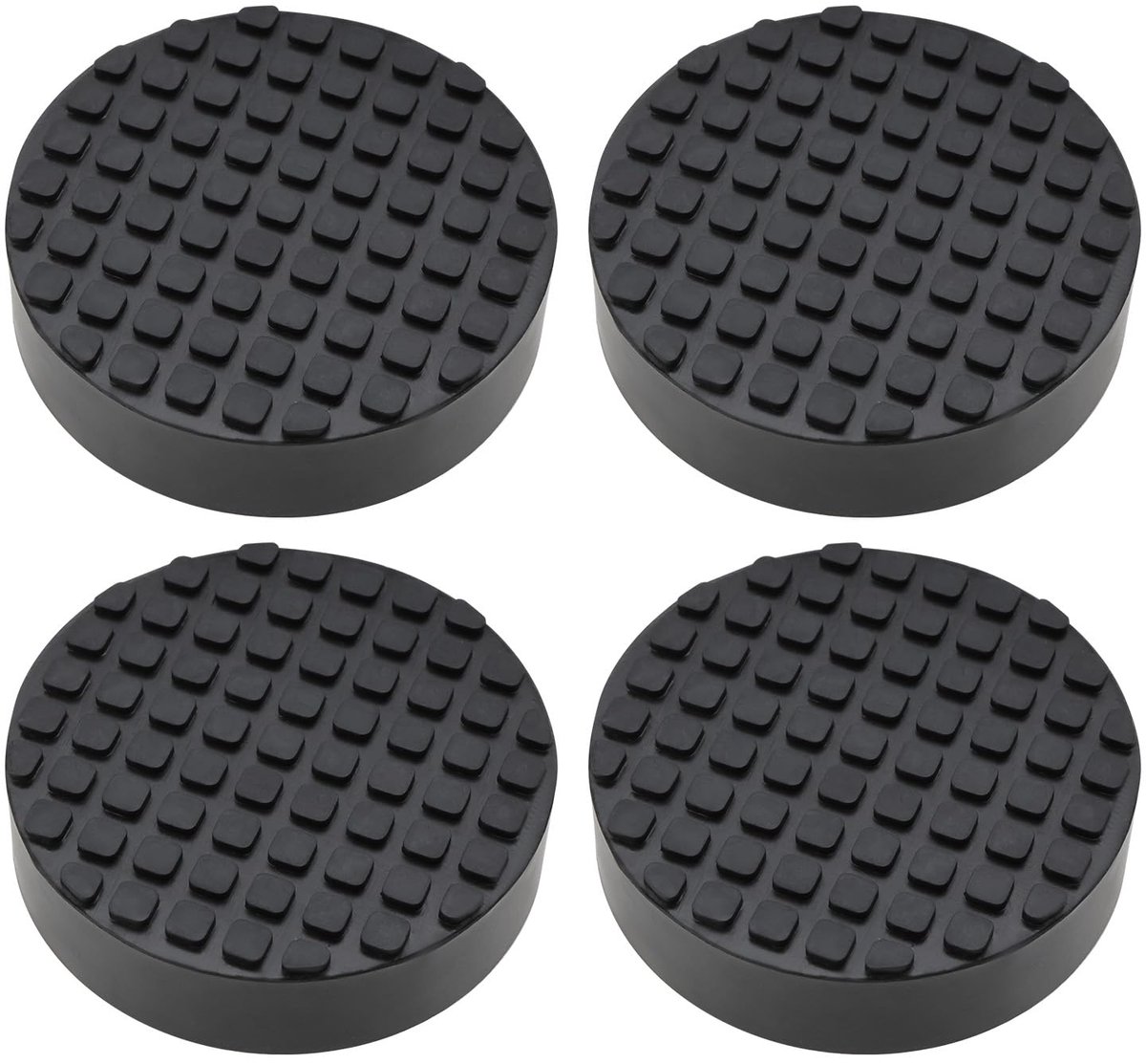 4Pcs Black Rubber Car Jack Pad Rubber Buffer Car Repair Accessories Lifting Platform Pad Frame Protector For Car Floor Jack Skateonderdeel kopen online