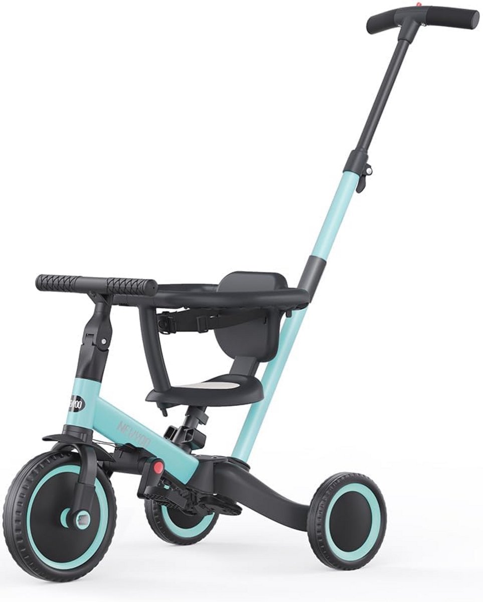 5 in 1 kinderdriewieler voor peuters tot 3 jaar veilig loopfiets met duwstang