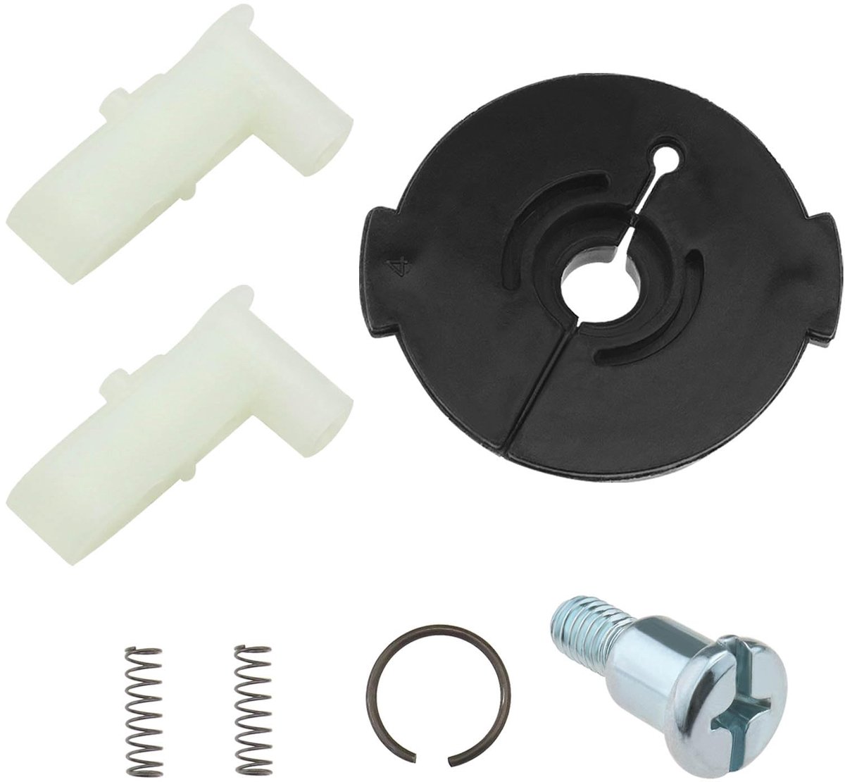 7pcs recoil starter pawl kit compatible with b s 5hp 6hp models 281503 281505 692299 492333 with spring ring holders friction plate