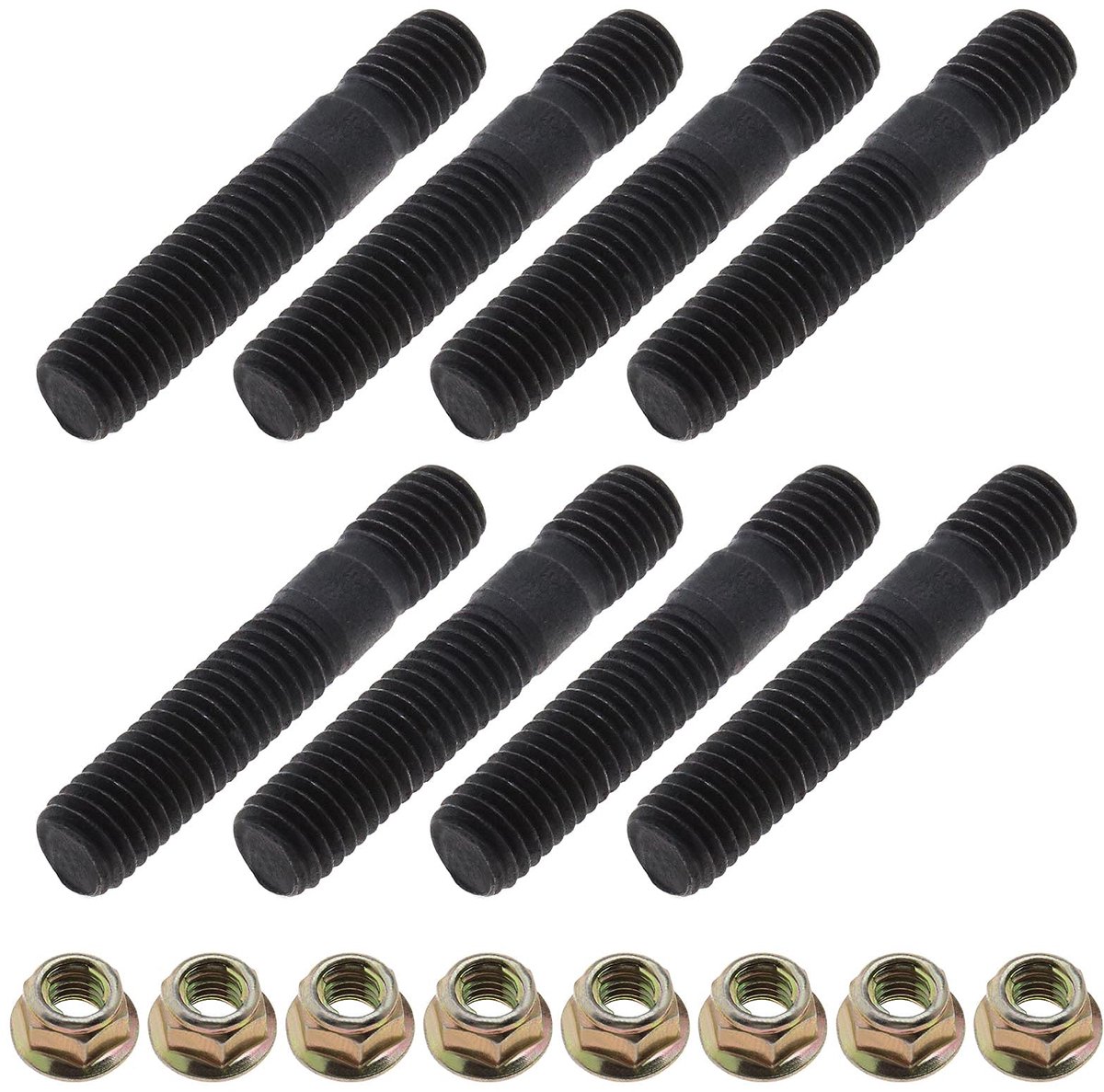 8 sets exhaust manifold bolt set m8x45mm