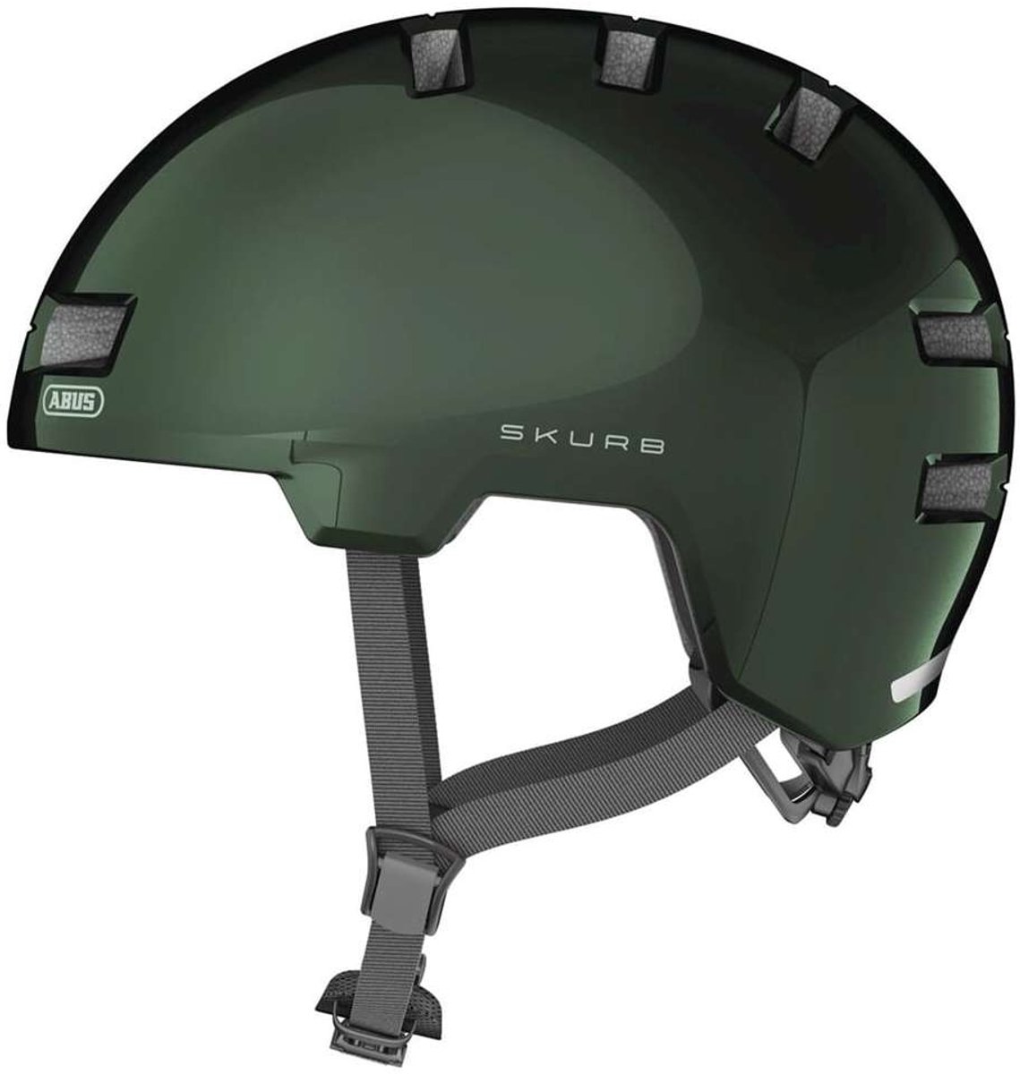 Abus helm Skurb moss green M 55-59cm Fiets kopen online