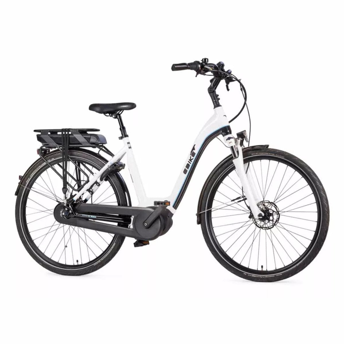 Advanced Ebike Das Original Comfort Plus Wave – Lichtgrijs/Zwart – 56cm - Elektrische Fiets – 500Wh accu – Bosch middenmotor – Shimano Nexus 8 – Hydraulische schijfremmen Fiets (elektrisch) kopen online