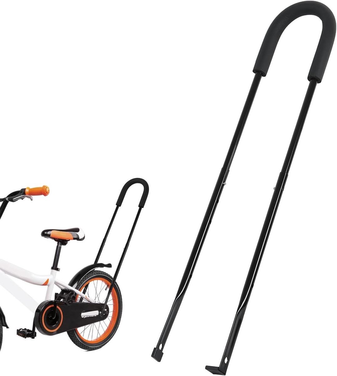 Allecta - Kinderfiets duwstang met fietstrainingshandvat en verstelbare hoogte Kinderfiets kopen online