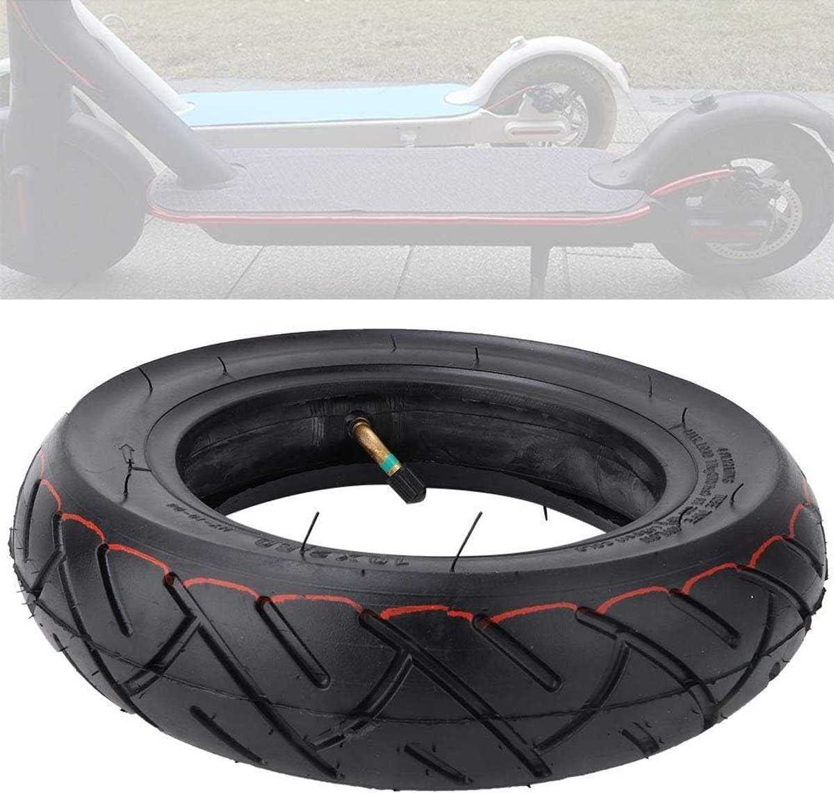Allecta - Set van 10 lichtgewicht scooterbanden voor elektrische scooter M365 - Duurzame rubberen banden voor 6,5 inch wielen Buitenspeelvoertuigaccessoire kopen online