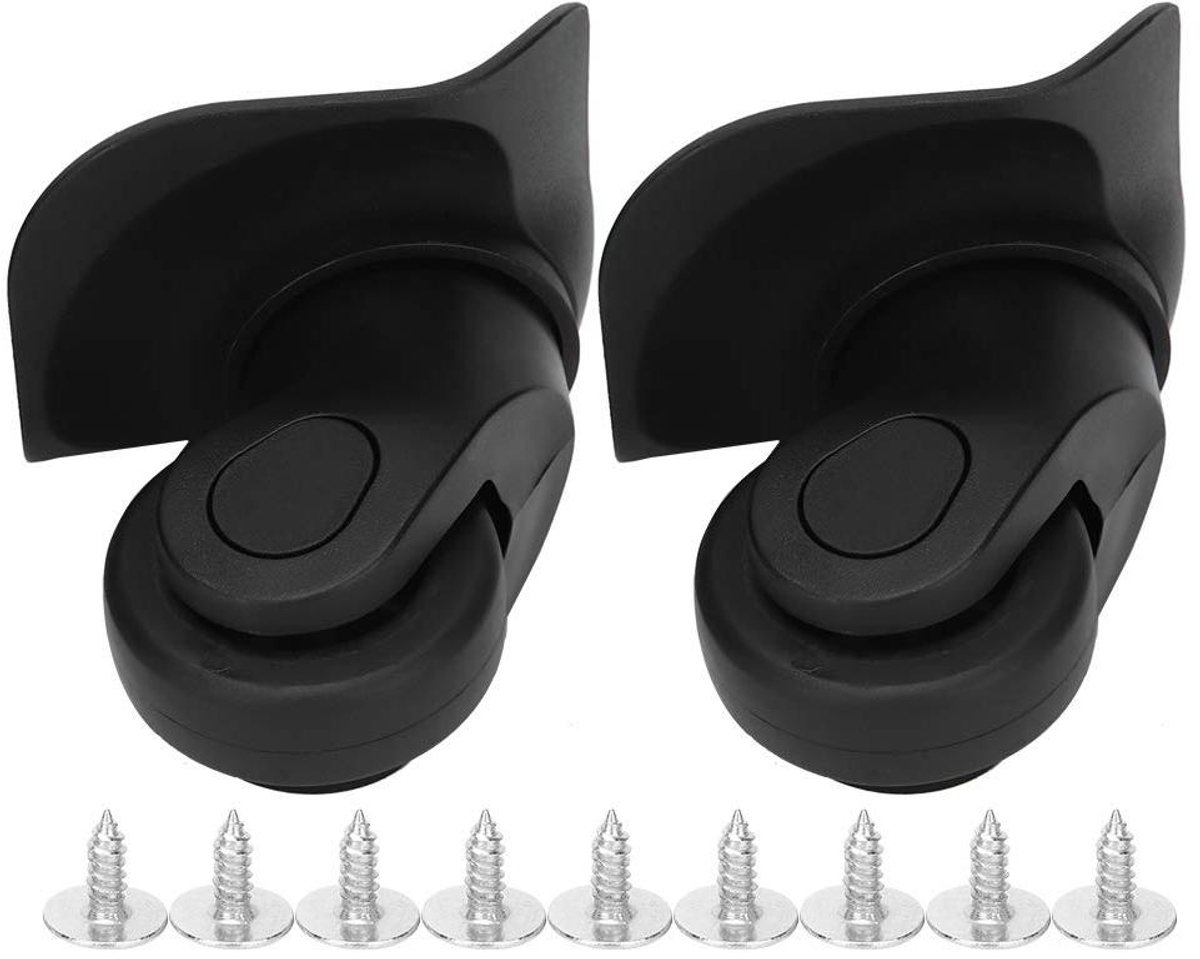 Allecta - Vervangende Kofferwielen - Stille Wielen voor Koffer - 1 Paar Skateonderdeel kopen online