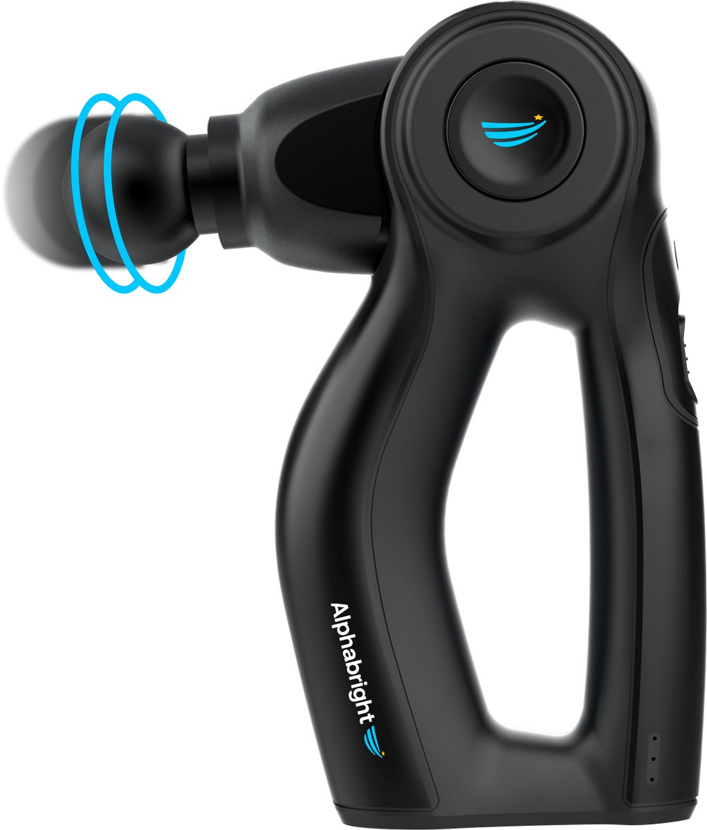 AlphaBright- Extra Sterke Professionele Massage Gun-Klinisch Therapeutisch Gebruik-30kg Stallforce-16mm Amplitude/Diepte Massage-gun kopen online