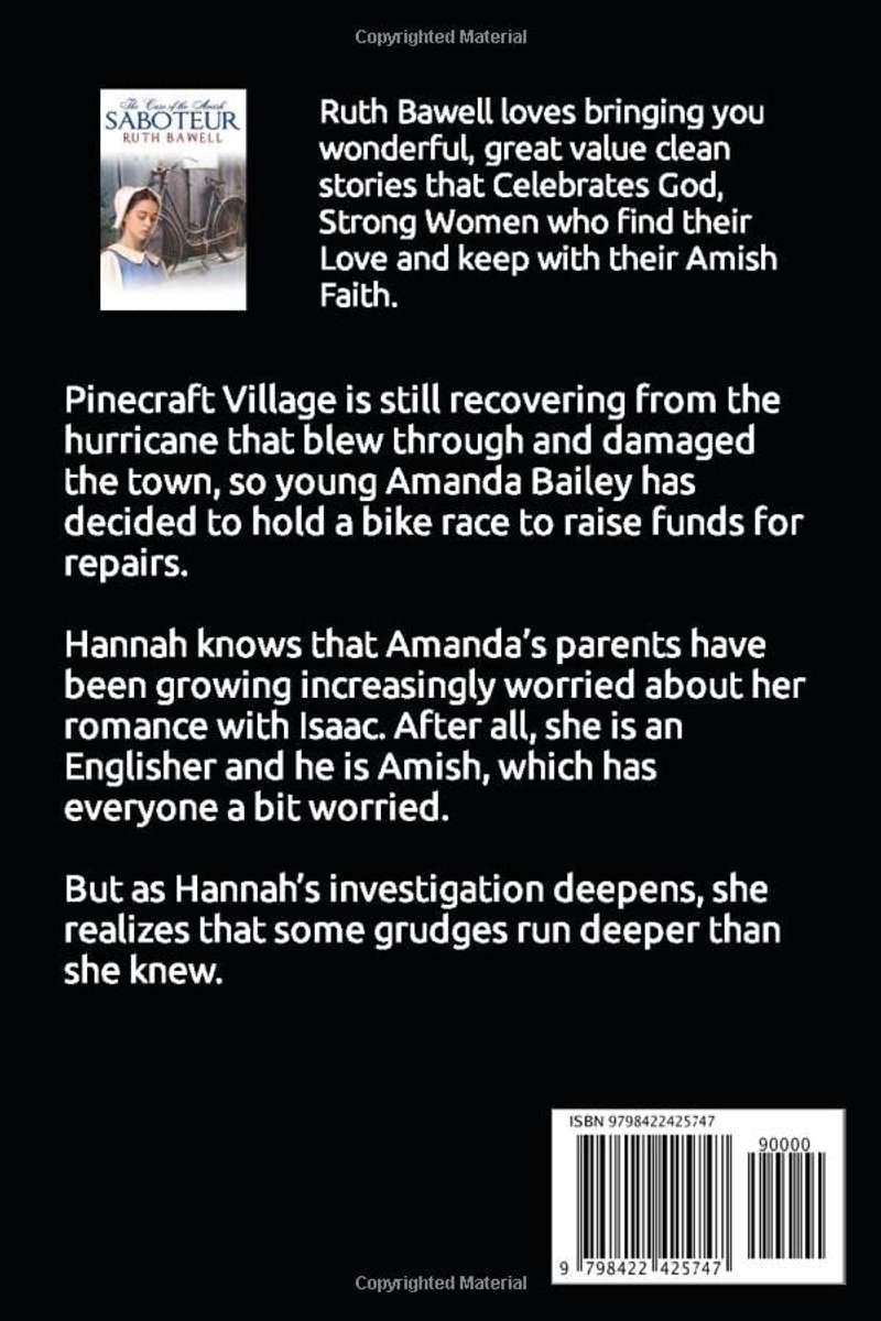 amish mysterie fietswedstrijd met sabotage