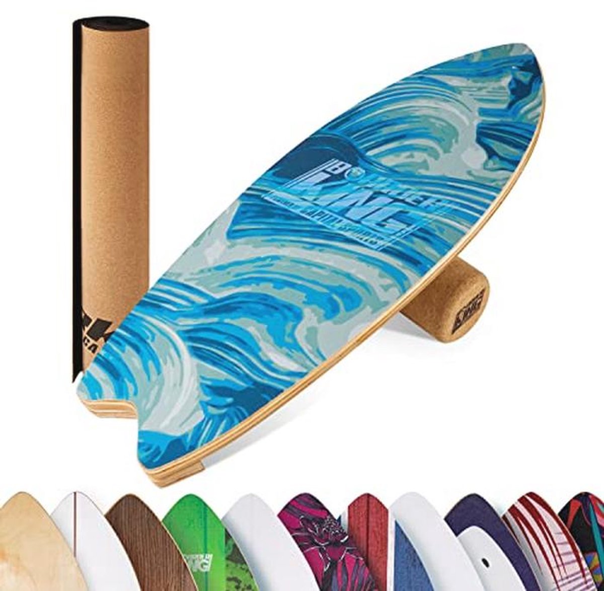 Balansbord voor Indoor Surfen en Skaten - Ideaal voor Neuromusculaire Training Waveboard kopen online