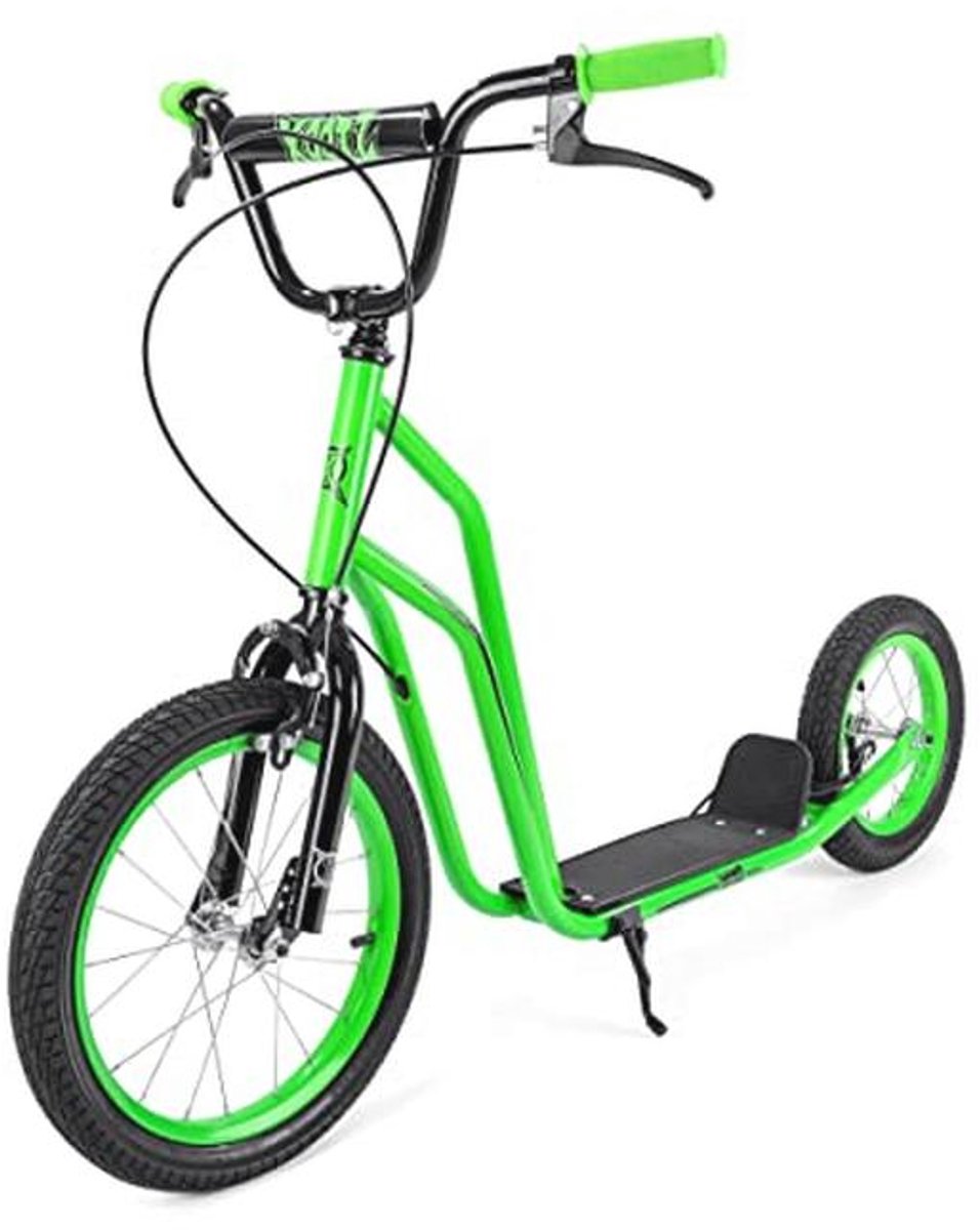 bmx scooter voor kinderen geschikt voor beginners en gevorderden groen