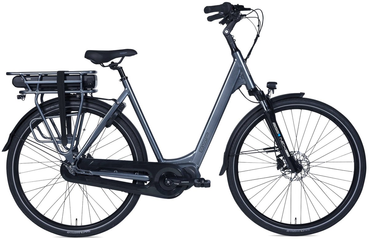 boozz women m elektrische stadsfiets 28 inch 56 cm shimano steps 5000 418wh accu shimano nexus 7 metal gray gloss