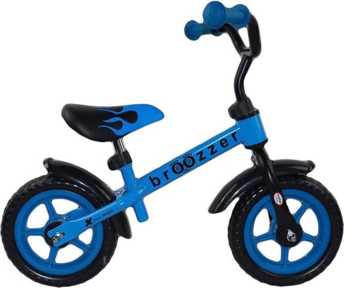 Broozzer Easy Rider Metaal 10 inch Blauw - Loopfiets Loopfiets kopen online
